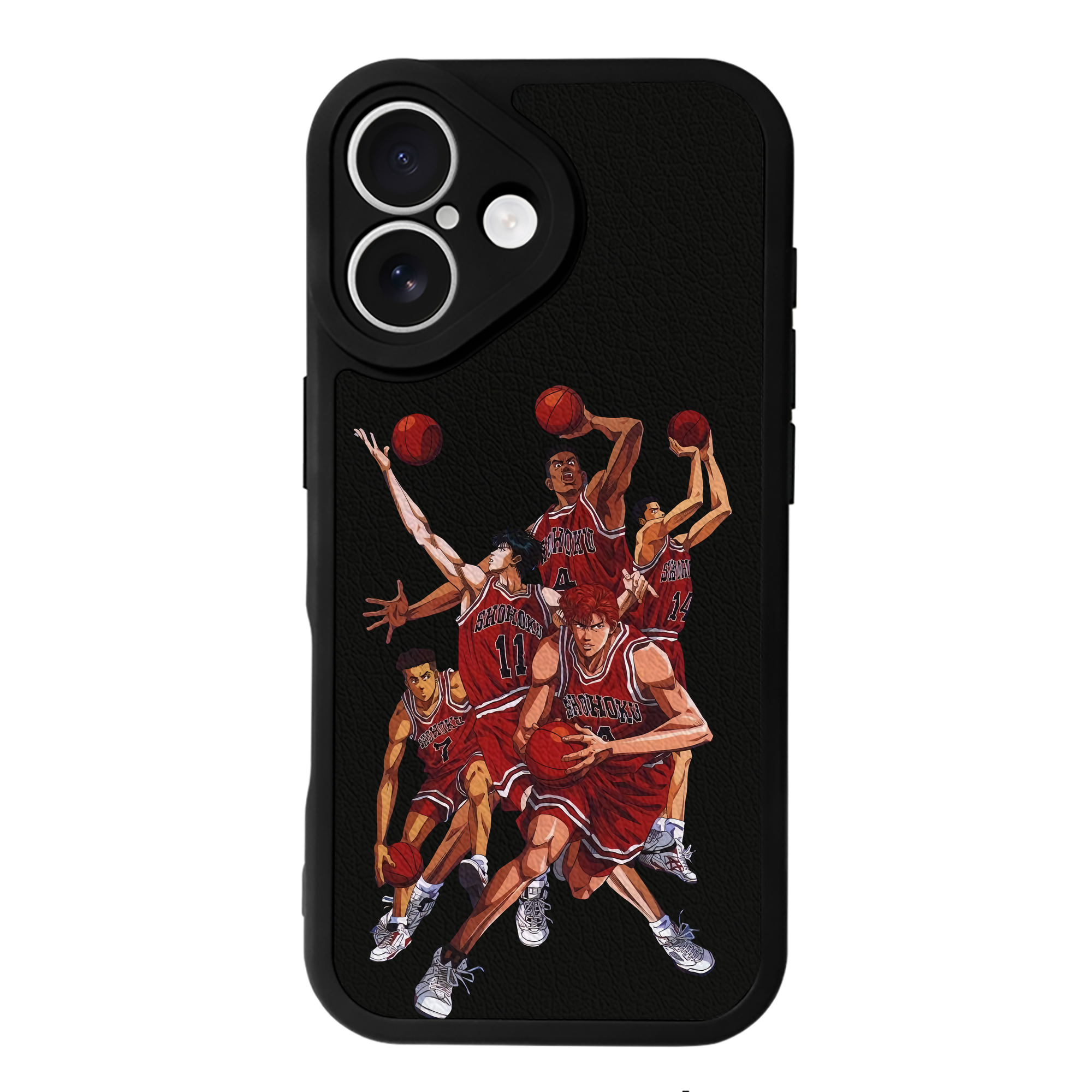 （画像用） SLAM DUNK／スラムダンク 【iPhone 16シリーズ対応】シリコンスマホケース（レザー調） 材質：シリコン